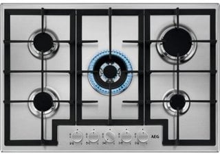 AEG 3000 SLIMLINE 75CM GAS HOB : MODEL HGX75400SM - RRP £369: LOCATION - B7