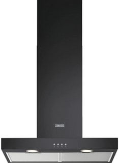 ZANUSSI 60CM CHIMNEY COOKER HOOD: MODEL ZFT416K - RRP £329: LOCATION - B6