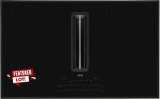 AEG 83CM VENTING INDUCTION EXTRACTOR HOB: MODEL CCE84751FB - RRP £2379: LOCATION - B8