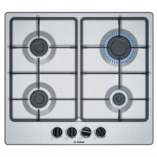 BOSCH 60CM FOUR BURNER GAS HOB: MODEL PGP6B5B60 - RRP £259: LOCATION - B2