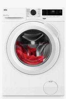 AEG 9KG WASHING MACHINE: MODEL LFX50942B - RRP £499: LOCATION - B5