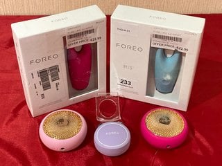 5 X ASSORTED BEAUTY PRODUCTS TO INCLUDE FOREO UFO LED THERMO ACTIVATED SMART MASK IN PEARL PINK - RRP £119: LOCATION - LUXURY