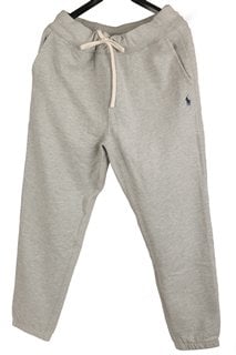 RALPH LAUREN CLASSIC GREY HEATHER JOGGING BOTTOMS - UK SIZE X-LARGE - RRP £149: LOCATION - LUXURY