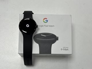 GOOGLE PIXEL WATCH SMARTWATCH IN BLACK: MODEL NO GQF4C (WITH BOX & ALL ACCESSORIES) [JPTM125546]. THIS PRODUCT IS FULLY FUNCTIONAL AND IS PART OF OUR PREMIUM TECH AND ELECTRONICS RANGE