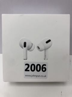 APPLE AIRPODS PRO EARPHONES IN WHITE: MODEL NO A2083 A2084 A2190 (WITH BOX & CHARGE CABLE) [JPTN41852]. THIS PRODUCT IS FULLY FUNCTIONAL AND IS PART OF OUR PREMIUM TECH AND ELECTRONICS RANGE