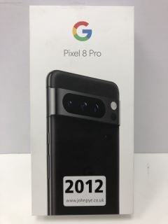 GOOGLE PIXEL 8 PRO 128GB SMARTPHONE. [JPTN41903]. (SEALED UNIT). THIS PRODUCT IS FULLY FUNCTIONAL AND IS PART OF OUR PREMIUM TECH AND ELECTRONICS RANGE