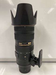 NIKON AF-S NIKKOR 70-200MM F/2.8G II ED LENS CASES (ORIGINAL RRP - £700) IN BLACK. (UNIT WITH TRAVEL BAG) [JPTB4743]