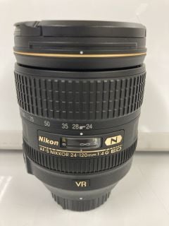 NIKON AF-S NIKKOR 24-120MM F/4G ED LENS (ORIGINAL RRP - £1249) IN BLACK. (UNIT WITH TRAVEL BAG) [JPTB4742]