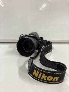 NIKON DIGITAL CAMERA D60 (AF-S NIKKOR 50MM F/1.8G) CAMERA (ORIGINAL RRP - £205) IN BLACK: MODEL NO NKR-D60(B, UNIT & LENS ONLY TO ALSO INCLUDE A NIKON SHOULDER STRAP (NO BATTERY)) [JPTB4740]