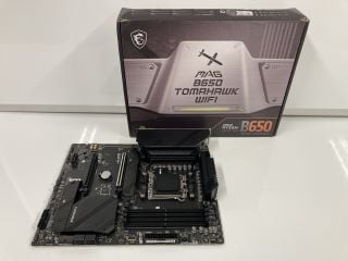 MSI MAG B650 TOMAHAWK WIFI MOTHERBOARD (ORIGINAL RRP - £164): MODEL NO 911-7D75-001 (BOXED WITH MANUFACTURE ACCESSORIES) [JPTB4737]