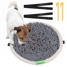 8 X AODALIY 40X40CM PETS SNUFFLE MAT FOR DOGS,PUPPIES SNIFF RUGS INTELLIGENCE TOY STRESS RELIEF DOG FORAGING TOY SLOW FEEDING MAT PROTECTS PET'S STOMACH AND INTESTINES,TUMBLE DRYING & EASY TO STORE -