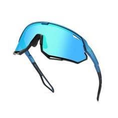 14 X SINSPORT EYEWEAR OVERSIZED CYCLING SUNGLASSES FOR MEN WOMEN, SPORTS SUNGLASSES MTB FRAME FOR OUTDOOR SPORTS RUNNING BIKING FISHING - TOTAL RRP £182: LOCATION - C RACK