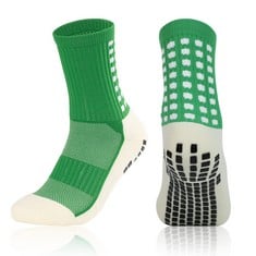 QUANTITY OF LVZHEN KIDS FOOTBALL SOCKS, GREEN GRIP SOCKS KIDS BREATHABLE BOYS GIRLS NONSLIP SOCCER FOOTBALL SPORT TRAINING RUGBY HOCKEY SOCKS FOR CHILDREN TEENAGERS AGES 5~12 - TOTAL RRP £338: LOCATI