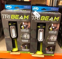 QUANTITY OF ITEMS TO INCLUDE TRI-BEAM - THE HANDY, HANDS DIRECTIONAL SPOTLIGHT AND FLOODLIGHT FOR MAGNETIC MOUNTING OR HANGING: LOCATION - A RACK