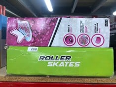 GIRASCINTILLE BY SPORT1 GLITTER ROLLER SKATES COLOURFUL 31-32: LOCATION - B RACK