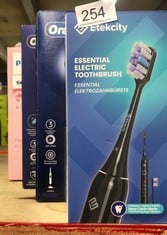 QUANTITY OF HEALTH & BEAUTY ITEMS TO INCLUDE ETEKCITY ELECTRIC TOOTHBRUSH SONIC FOR ADULTS AND KIDS, DEEP CLEAN MODE & 40000 VPM, 6 BRUSH HEADS, FAST CHARGE FOR 60 DAYS, 2 MINS SMART TIMER, 5 MODES &