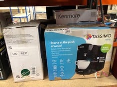 QUANTITY OF KITCHEN & APPLIANCES ITEMS TO INCLUDE TASSIMO BY BOSCH SUNY 'SPECIAL EDITION' TAS3102GB COFFEE MACHINE,1300 WATT, 0.8 LITRE - BLACK: LOCATION - B RACK