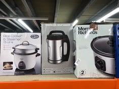 QUANTITY OF KITCHEN & APPLIANCES ITEMS TO INCLUDE QUEST 500W RICE COOKER & STEAMER WITH KEEP WARM FUNCTION, 1.5L/NON-STICK INNER POT/COOKS RICE & MAKES HEALTHY STEAMED VEGETABLES/INCLUDES SPATULA & M