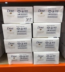 QUANTITY OF HEALTH & BEAUTY ITEMS TO INCLUDE DOVE ORIGINAL BEAUTY BAR WITH ¼ MOISTURISING CREAM SOAP FOR SOFTER, SMOOTHER, HEALTHIER-LOOKING SKIN 4X 90 G: LOCATION - B RACK