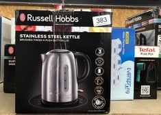 QUANTITY OF KITCHEN & APPLIANCES ITEMS TO INCLUDE RUSSELL HOBBS BRUSHED STAINLESS STEEL & BLACK ELECTRIC 1.7L CORDLESS KETTLE (FAST BOIL 3KW, REMOVABLE WASHABLE ANTI-SCALE FILTER, PUSH TO OPEN LID, P