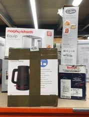 QUANTITY OF KITCHEN & APPLIANCES ITEMS TO INCLUDE MORPHY RICHARDS EQUIP 2 SLICE TOASTER, DEFROST AND REHEAT, 7 VARIABLE BROWNING CONTROLS, VARIABLE WIDE SLOTS, REMOVABLE CRUMB TRAY, STAINLESS STEEL,