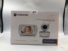 MOTOROLA NURSERY VM 855 CONNECTED WIFI VIDEO BABY MONITOR - WITH MOTOROLA NURSERY APP AND 5-INCH PARENT UNIT - NIGHT VISION, TEMPERATURE AND TWO-WAY TALK.: LOCATION - A