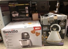 QUANTITY OF KITCHEN & APPLIANCES ITEMS TO INCLUDE TOWER T10044WHT CAVALETTO PYRAMID KETTLE WITH FAST BOIL, DETACHABLE FILTER, 1,7L, 3000W, OPTIC WHITE AND CHAMPAGNE GOLD: LOCATION - D RACK