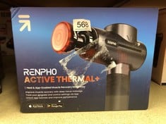 RENPHO ACTIVE THERMAL  HEAT ENABLED MUSCLE RECOVERY GUN: LOCATION - D RACK