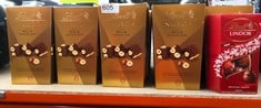 QUANTITY OF FOOD & DRINK ITEMS TO INCLUDE LINDT LINDOR MILK CORNET, 200G BEST BEFORE 30/11/2024: LOCATION - D RACK