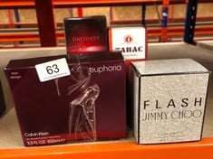 QUANTITY OF HEALTH & BEAUTY ITEMS TO INCLUDE JIMMY CHOO FLASH EAU DE PARFUM, 60 ML ( 1): LOCATION - A RACK