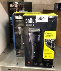 QUANTITY OF HEALTH & BEAUTY ITEMS TO INCLUDE BRAUN SERIES 3 ELECTRIC SHAVER FOR MEN, ELECTRIC RAZOR FOR MEN, 300, BLACK RAZOR: LOCATION - BACK RACKS