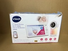 VTECH RM7768HD VIDEO BABY MONITOR WITH WIFI,360Â PAN & TILT CAMERA,BABY MONITOR WITH 7"TOUCH SCREEN,1080P HD VIDEO,135°WIDE VIEW,NIGHT LIGHT,NIGHT VISION,TEMPERATURE SENSOR,SMART/WIFI/REMOTE CONNECTI