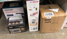 QUANTITY OF KITCHEN & APPLIANCES ITEMS TO INCLUDE BOSCH MSM6B150GB HAND BLENDER, 300W - WHITE: LOCATION - BACK RACKS