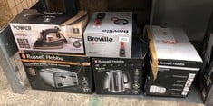 QUANTITY OF KITCHEN & APPLIANCES ITEMS TO INCLUDE BREVILLE BLEND ACTIVE PERSONAL BLENDER & SMOOTHIE MAKER | 350W | 1 PORTABLE BLEND ACTIVE BOTTLE (600ML) | LEAK PROOF LID | BLACK & GOLD [VBL251]: LOC