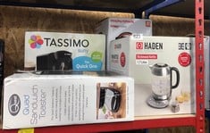 QUANTITY OF KITCHEN & APPLIANCES ITEMS TO INCLUDE HADEN RICHMOND TEMPERATURE CONTROL KETTLE - KEEP WARM FUNCTION - STAINLESS STEEL & GLASS KETTLE - 3000W FAST BOIL & QUIET ELECTRIC KETTLE - 1.7L KETT