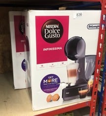 2 X NESCAFE DOLCE GUSTO INFINISSIMA: LOCATION - E RACK