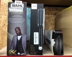 WAHL HAIRDRYER, POWERPIK 5000, DRYER WOMEN, HAIR DRYER WITH PIK ATTACHMENT, AFRO HAIRDRYER, AFRO-CARIBBEAN HAIR, THREE HEAT SETTINGS, ANTI-FRIZZ DRYING.: LOCATION - E RACK