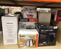 QUANTITY OF KITCHEN & APPLIANCES TO INCLUDE MILK FROTHER KETTLE: LOCATION - B