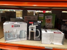 QUANTITY OF KITCHEN & APPLIANCES ITEMS TO INCLUDE BODUM CAFFETTIERA COFFEE MAKER, BLACK, 8 CUP: LOCATION - B