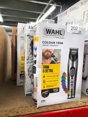 QUANTITY OF HEALTH & BEAUTY ITEMS TO INCLUDE WAHL COLOUR TRIM STUBBLE AND BEARD TRIMMER, TRIMMERS FOR MEN, BEARD TRIMMING KIT, MEN’S STUBBLE TRIMMERS, RECHARGEABLE TRIMMER, MALE GROOMING SET, BEARD C