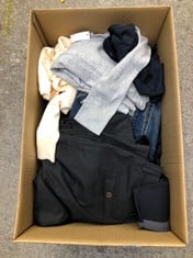 QUANTITY OF CLOTHING AND APPAREL ITEMS TO INCLUDE MENS JEANS DENIM WAIST 32 LEG 28: LOCATION - C