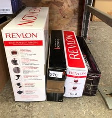 QUANTITY OF HEALTH & BEAUTY ITEMS TO INCLUDE REVLON SALON ONE-STEP HAIR DRYER AND VOLUMISER TITANIUM (ONE-STEP, DRY AND STYLE, 2-IN-1 STYLING TOOL, TITANIUM COATING, UNIQUE OVAL DESIGN, FOR MID TO LO