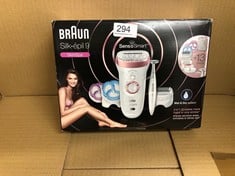 BRAUN SILK-ÉPIL 9 EPILATOR FOR LONG-LASTING HAIR REMOVAL WITH ELECTRIC SHAVER & TRIMMER, BIKINI TRIMMER & EXFOLIATOR, 100% WATERPROOF, 9-980, ROSE GOLD.: LOCATION - D