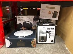 QUANTITY OF KITCHEN & APPLIANCES ITEMS TO INCLUDE DUALIT MILK FROTHER | HOT & COLD FROTHED MILK | IDEAL FOR LATTES, CAPPUCCINOS, FLAT WHITES, HOT CHOCOLATE & MILKSHAKES | 84135: LOCATION - D