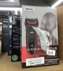 QUANTITY OF HEALTH & BEAUTY ITEMS TO INCLUDE WAHL CLEAN AND CLOSE PLUS, MEN’S SHAVER, ELECTRIC SHAVERS FOR MEN, BEARD SHAVING, FACE SHAVER, FLEX FOIL, PRECISION TRIMMER, FULLY WATERPROOF, EASY CLEAN,