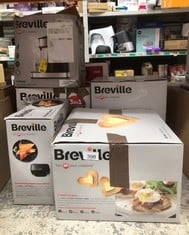 QUANTITY OF KITCHEN & APPLIANCES ITEMS TO INCLUDE BREVILLE ULTIMATE DEEP FILL TOASTIE MAKER | 2 SLICE SANDWICH TOASTER | REMOVABLE NON-STICK PLATES | STAINLESS STEEL | BLACK [VST082]: LOCATION - E