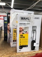 QUANTITY OF HEALTH & BEAUTY ITEMS TO INCLUDE WAHL GROOMSMAN RECHARGEABLE BEARD TRIMMER, GIFTS FOR HIM, BEARD TRIMMERS FOR MEN, STUBBLE TRIMMER, MALE GROOMING SET, CORDLESS BEARD TRIMMER, BEARD CARE K