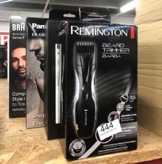 QUANTITY OF HEALTH & BEAUTY ITEMS TO INCLUDE REMINGTON BARBA BEARD TRIMMER (ADVANCED CERAMIC BLADES, POP-UP DETAIL TRIMMER, ADJUSTABLE ZOOM WHEEL, 9 LENGTH SETTINGS, COMB ATTACHMENT, CORD OR CORDLESS