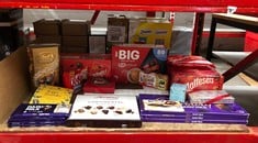 QUANTITY OF FOOD & DRINK ITEMS TO INCLUDE LINDT LINDOR ASSORTED CHOCOLATE TRUFFLES BOX: LOCATION - E