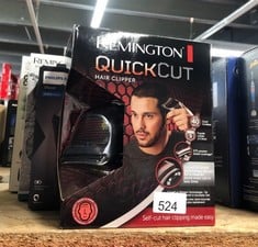 QUANTITY OF HEALTH & BEAUTY ITEMS TO INCLUDE REMINGTON QUICK CUT HAIR CLIPPERS (CORDLESS, 40-MINUTE USAGE, QUICK CHARGE, CURVE CUT BLADE TECHNOLOGY, CLEANER MORE EVEN CUT, GRADING, TAPERING & TRIMMIN